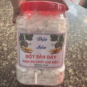 Bột sắn dây nguyên chất Hà Nội hương bưởi tự nhiên - Hũ cao cấp thanh nhiệt giải độc