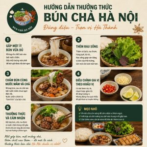 Cách Ăn Bún Chả Hà Nội Chuẩn Vị